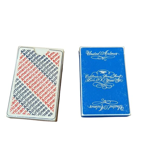 VTG American United Airlines Aviation Playing Cards Ford Some Sealed READ NOTE - Picture 4 of 6